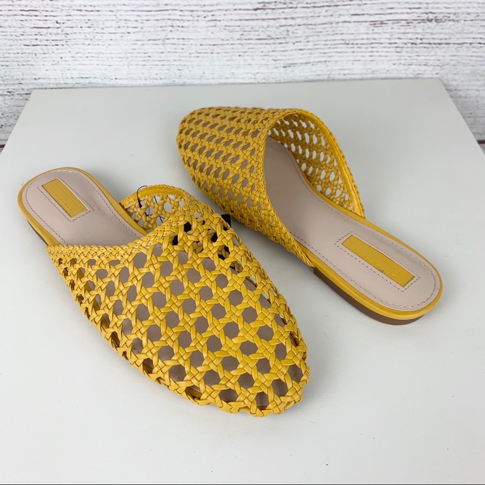 NWT Forever 21 Yellow Mules